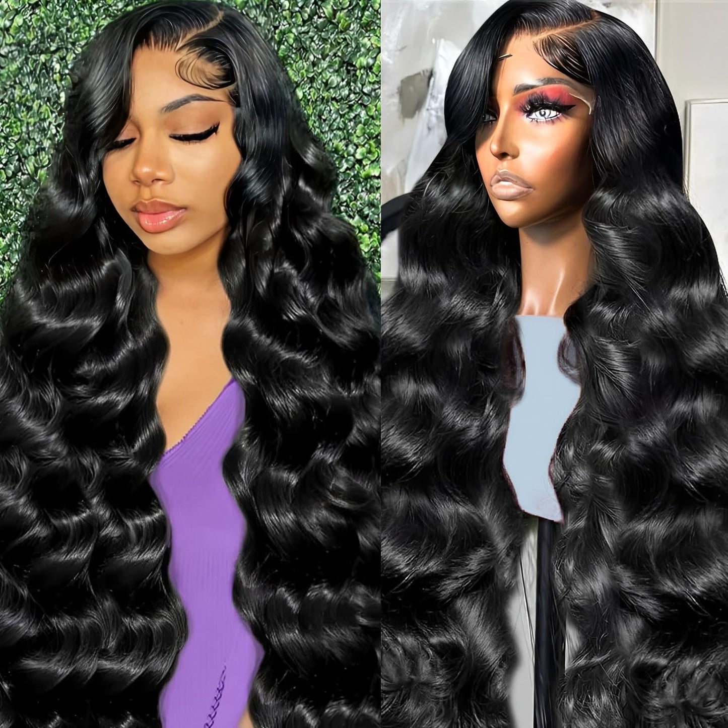 250 Density Body Wave Human Hair 13x4HD Lace Front Wigs