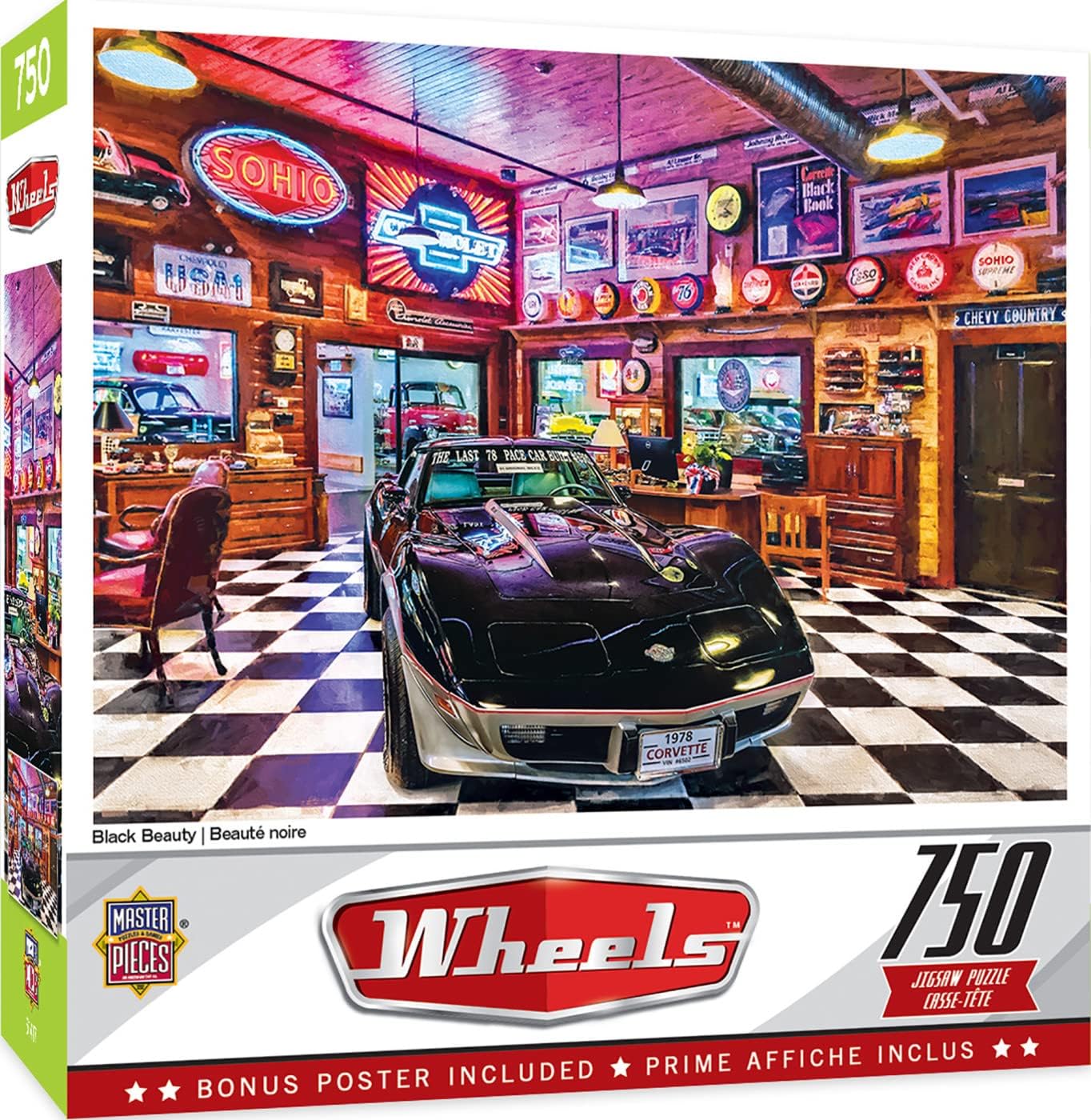 MasterPieces 750 Piece Jigsaw Puzzle - Black Beauty for Adults