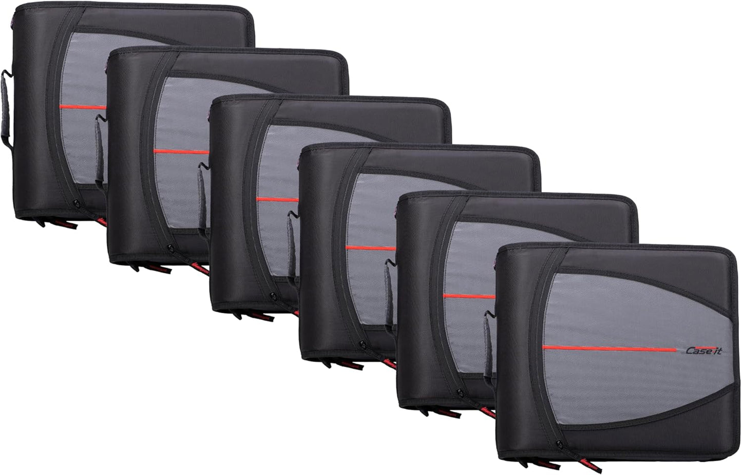 Case-it Mighty Zip Tab School Zipper Binder for Students