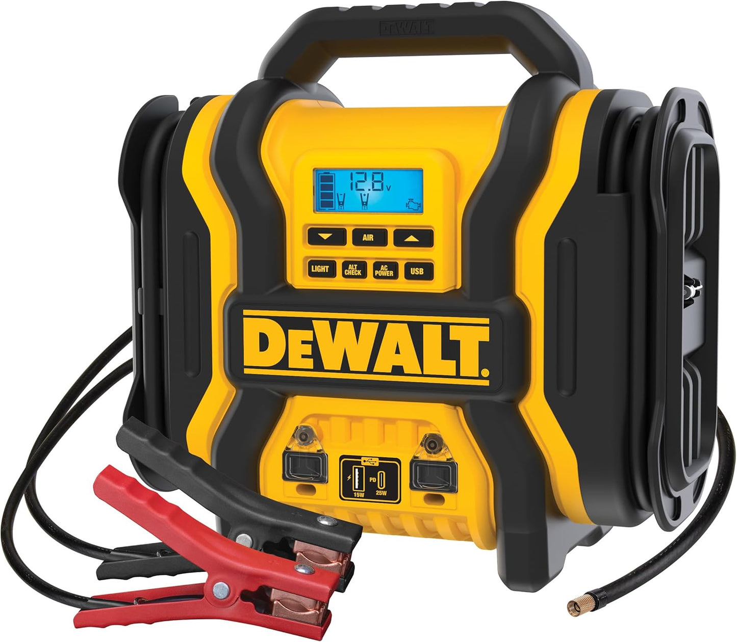 DEWALT 2000 Peak Amp Jump Starter with Power Inverter