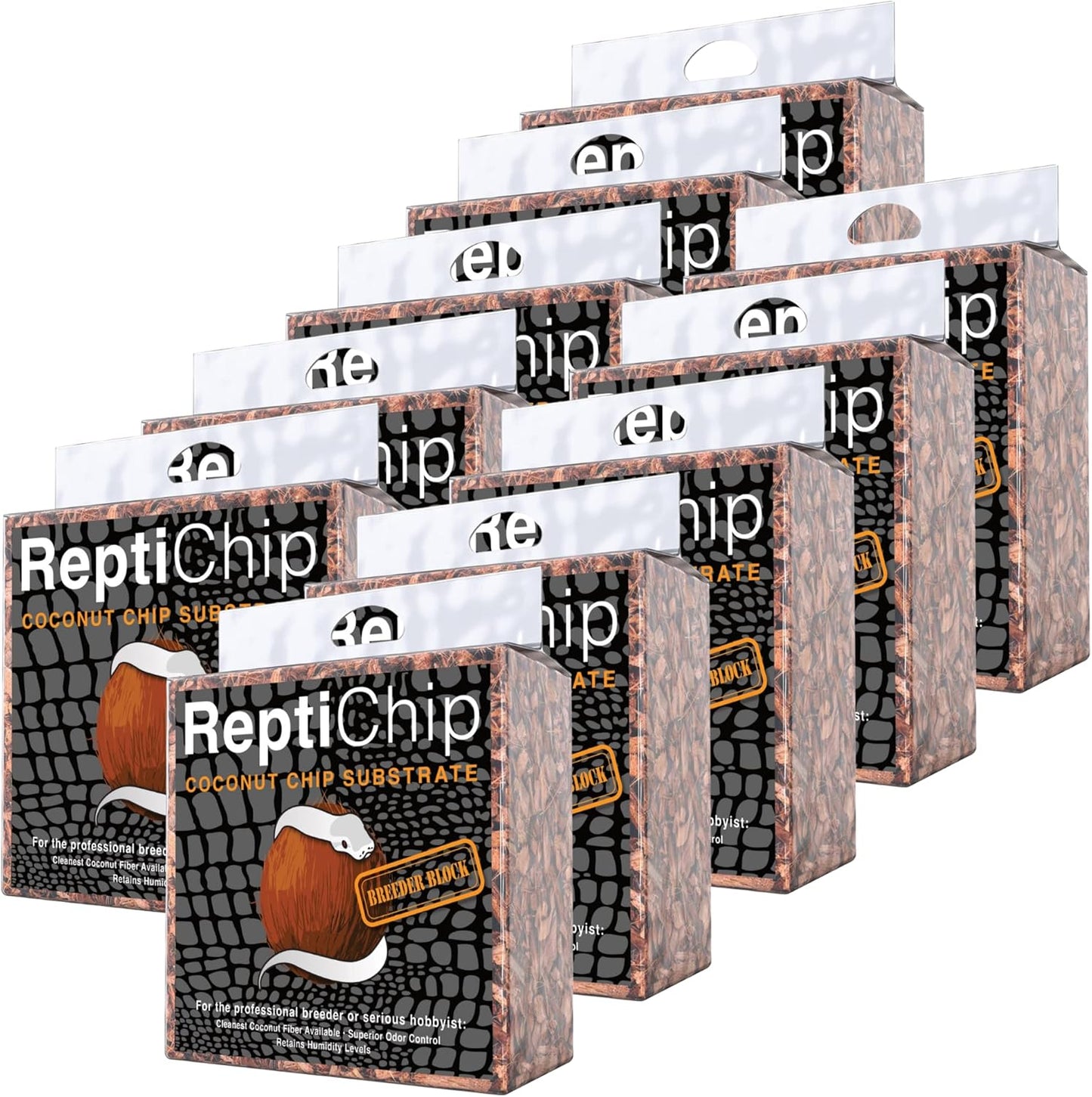 ReptiChip Coconut Chip Bedding for Snakes and Turtles 72 Quart