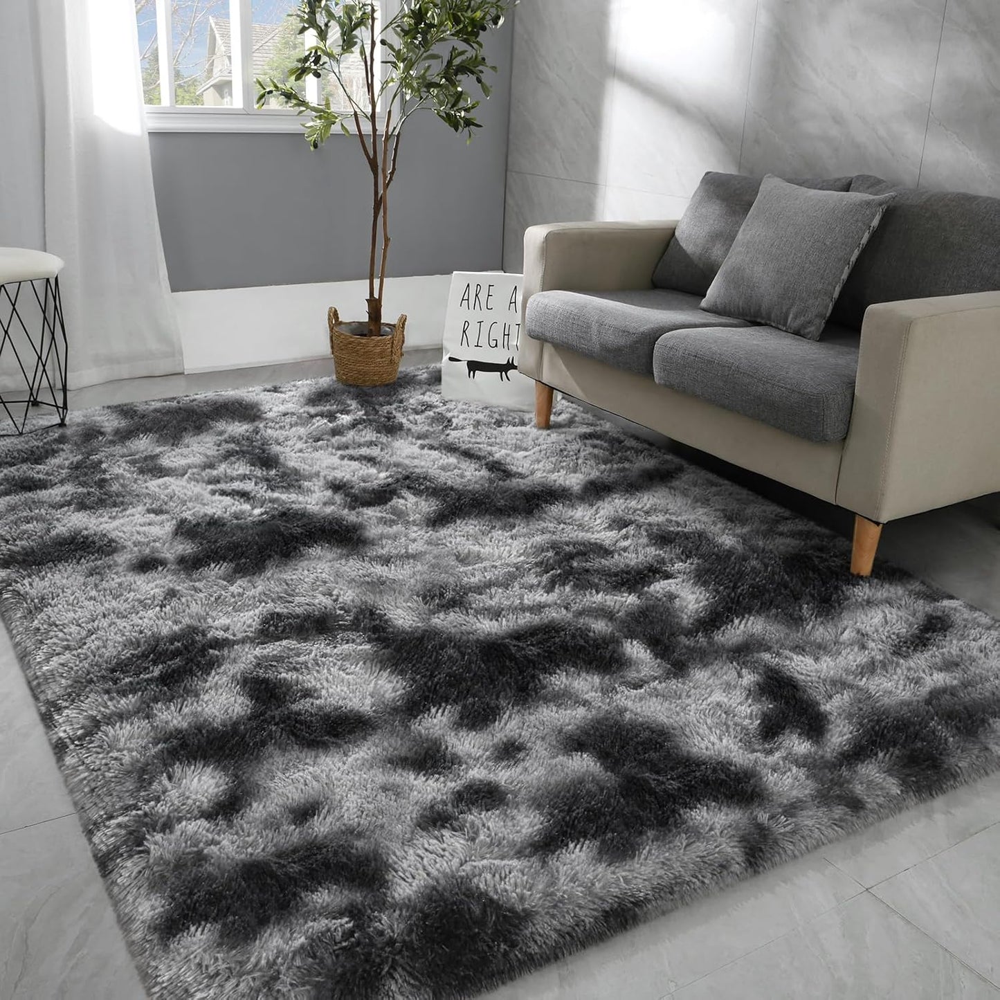 Hutha 8x10 Large Area Rugs for Living Room and Bedroom Decor
