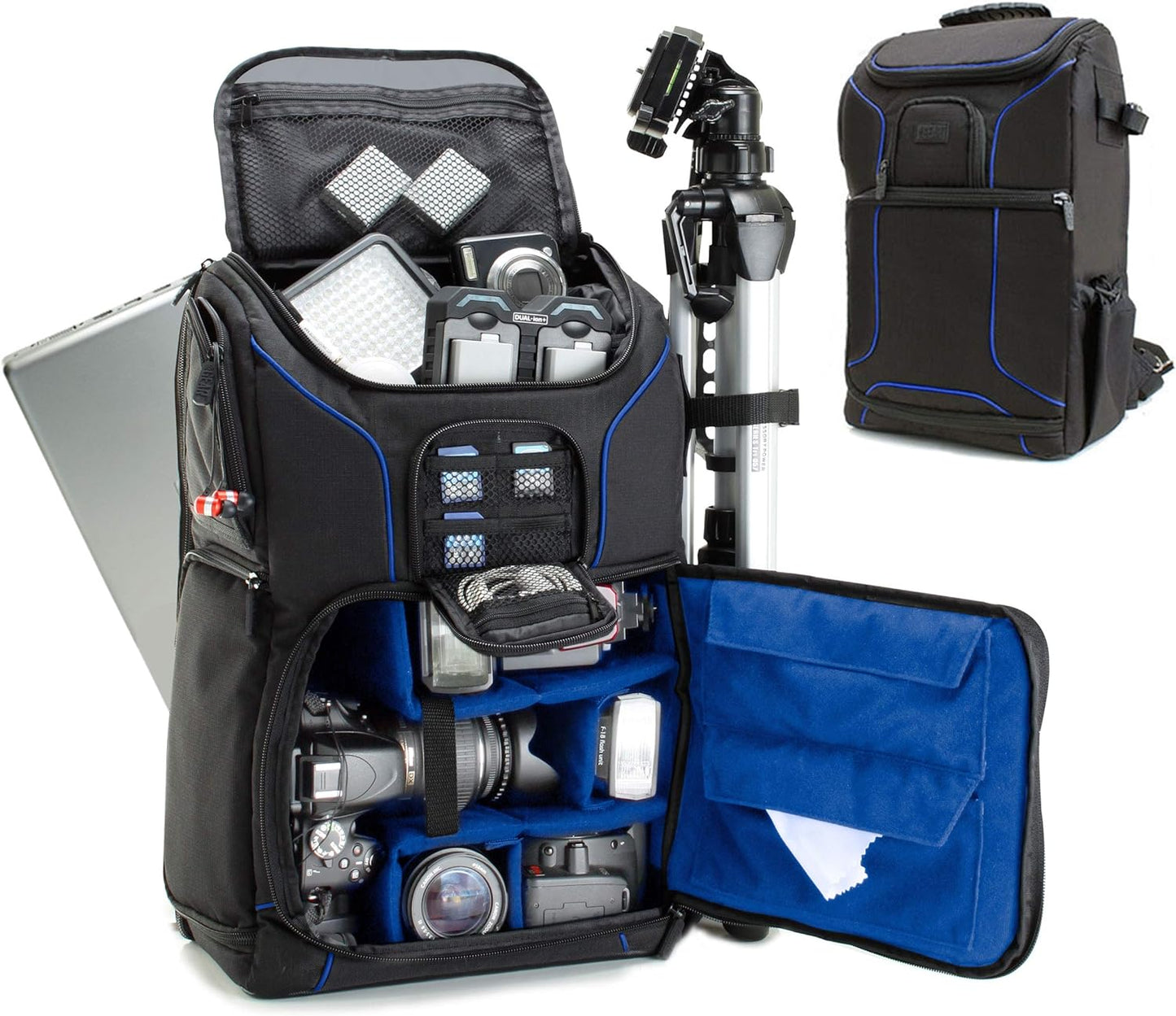 USA Gear Camera Backpack for Photographers with Laptop Slot