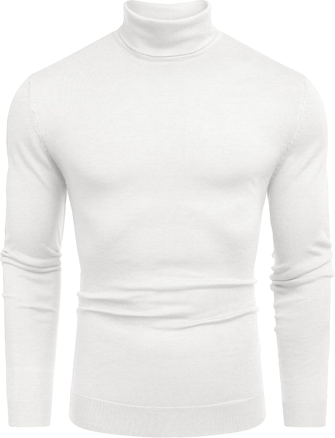 Men's Slim Fit Turtleneck Sweater for Casual and Formal Wear