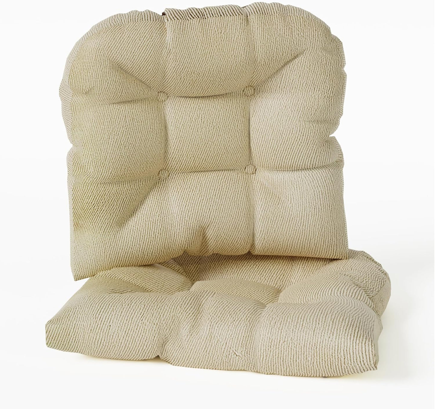 Klear Vu Gripper Overstuffed Non-Slip Dining Chair Cushions