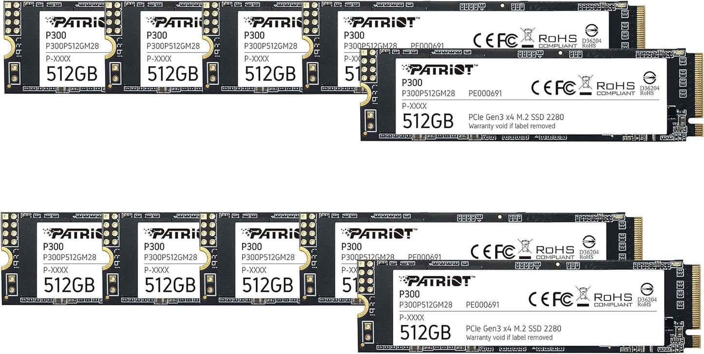 Patriot P300 512GB Internal SSD - High-Speed Storage Solution