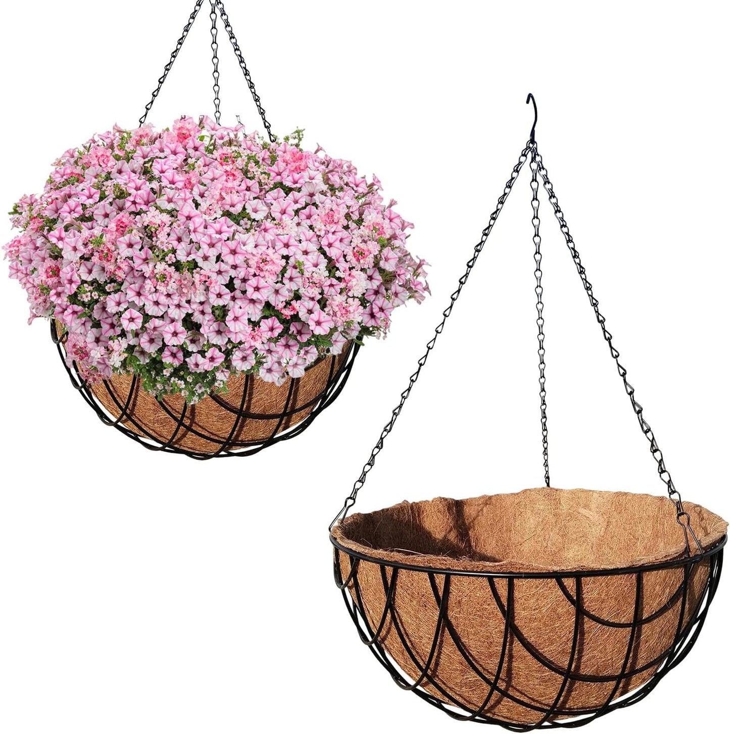 MTB SUPPLY 16 Inch Garden Hanging Baskets for Home Decor