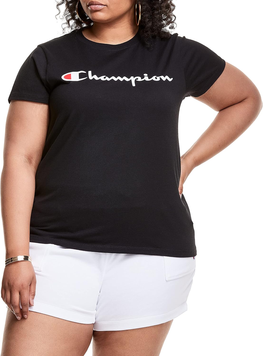 Champion Women's Classic Tee, Lightweight & Logoed
