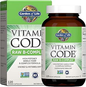 Garden of Life Raw B Complex - High Potency Energy Vitamins