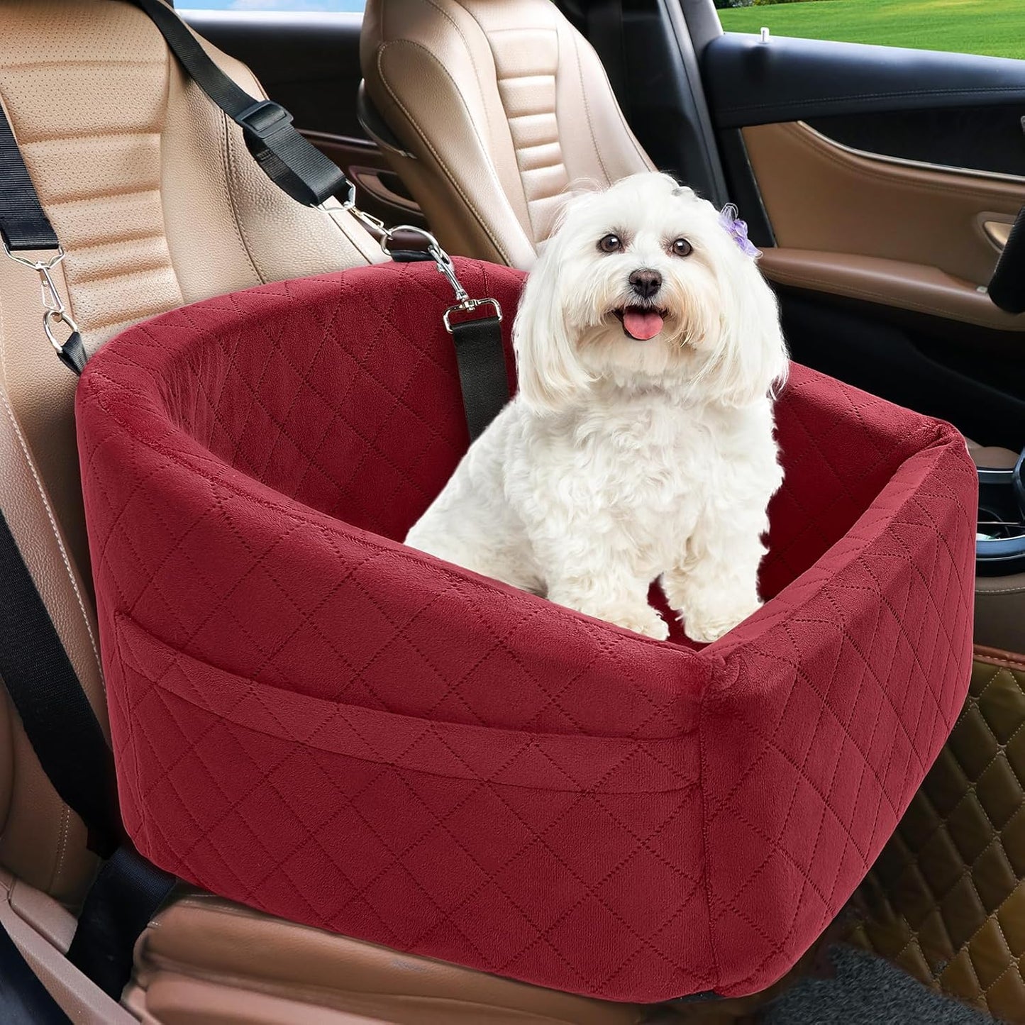 Dog Car Seat for Small Medium Dogs, Safe and Comfortable Travel