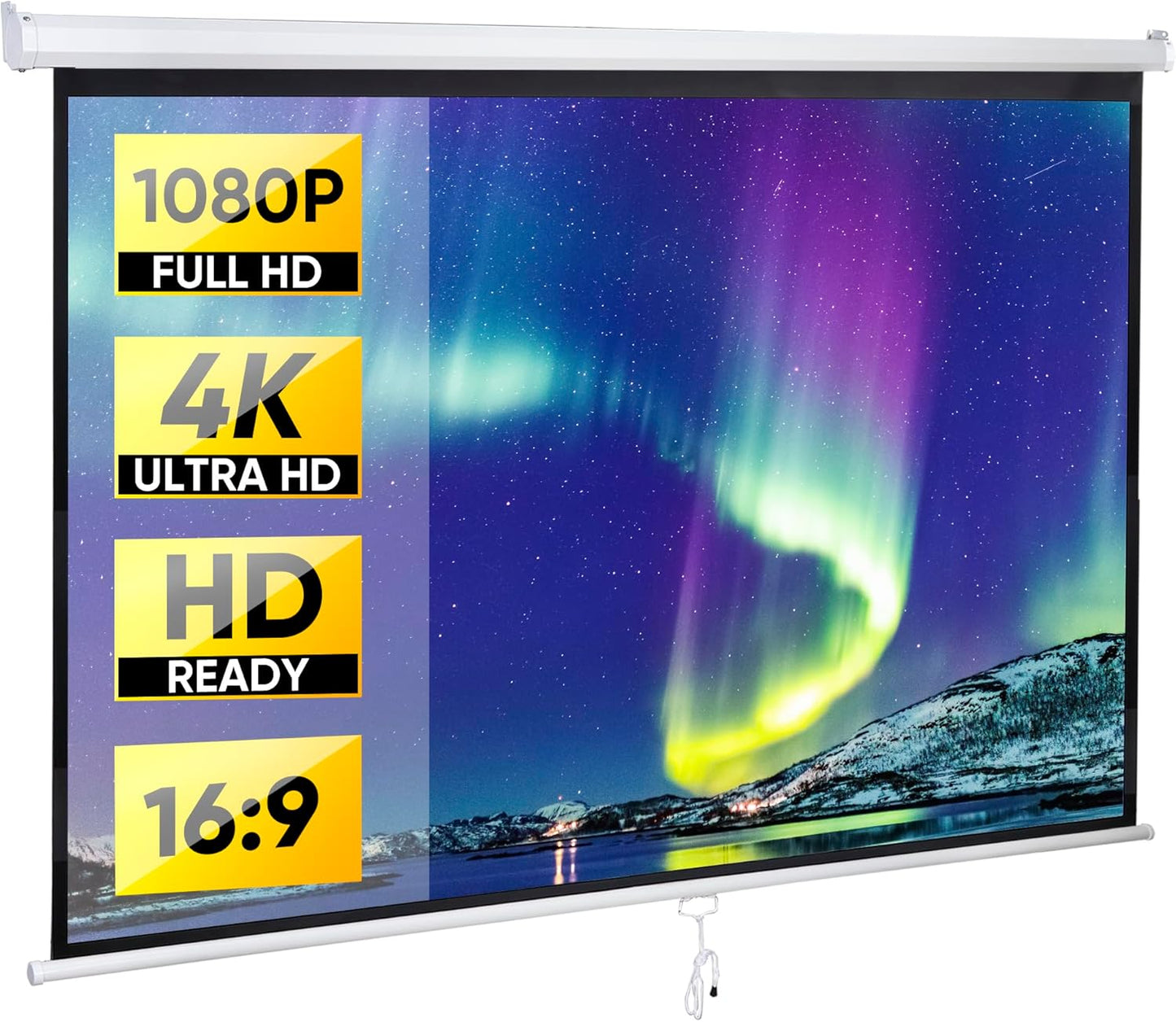 Enhance Home Cinema: Smartxchoices 80 HD Projector Screen