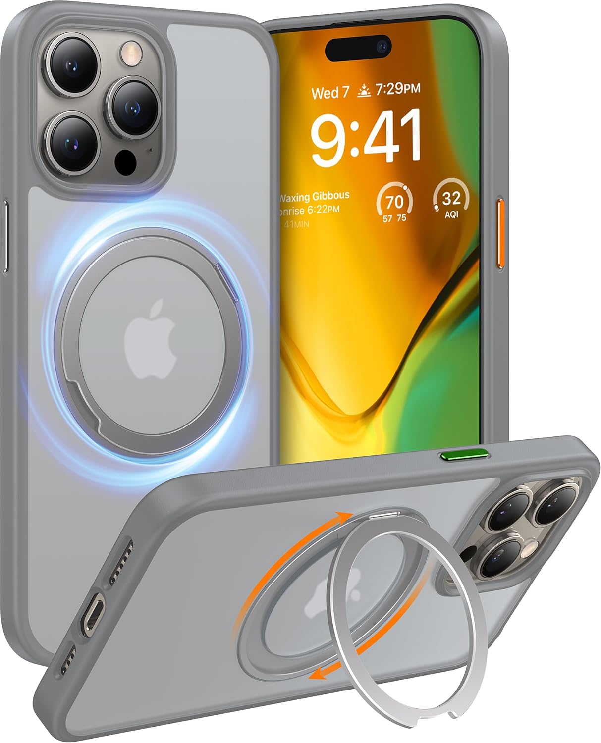 TORRAS 360 Rotatable Ring for iPhone 15 Pro Case Review
