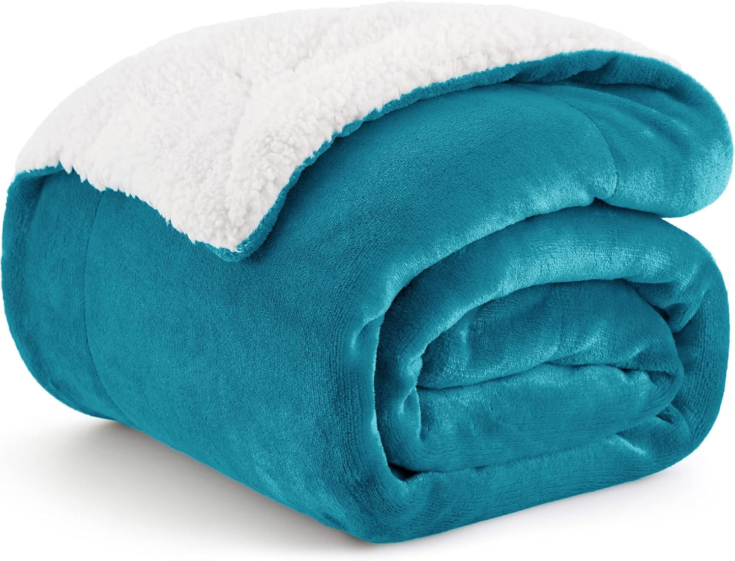 Bedsure GentleSoft Sherpa Fleece Throw Blanket for Cozy Comfort