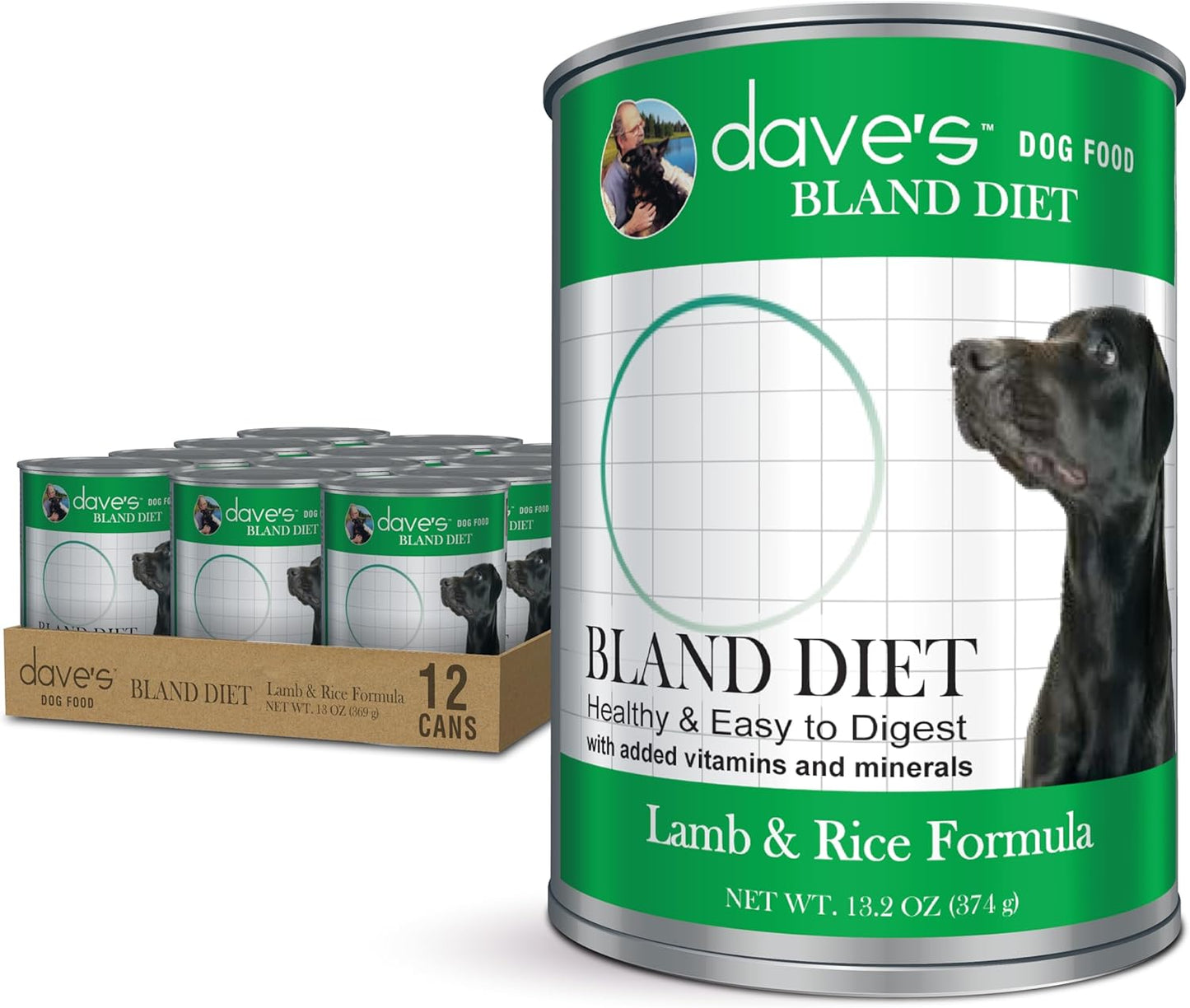 Dave's Pet Food Bland Dog Food for Sensitive Stomachs, 13.2 oz