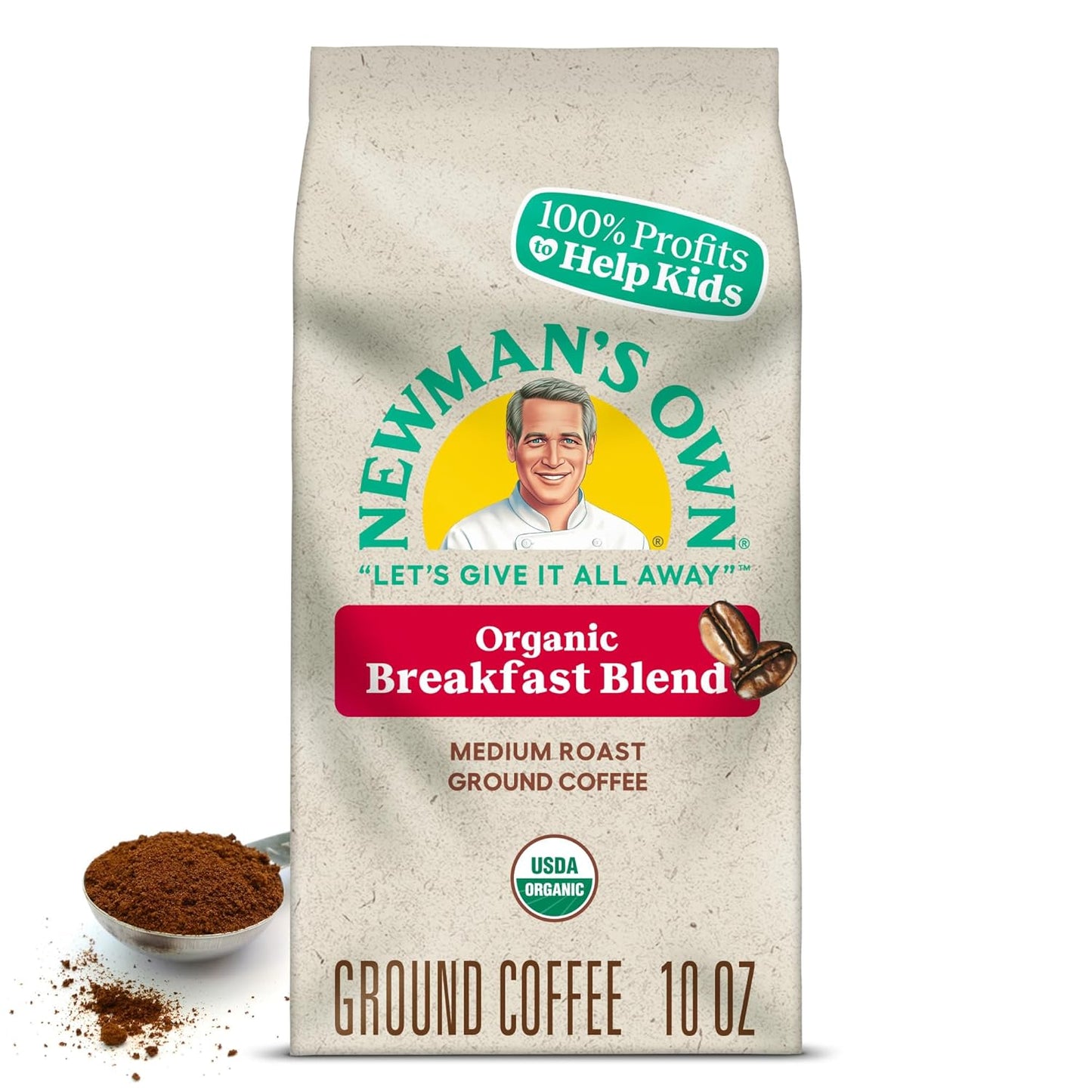 Organic Fair Trade Breakfast Blend Ground Coffee - 10oz