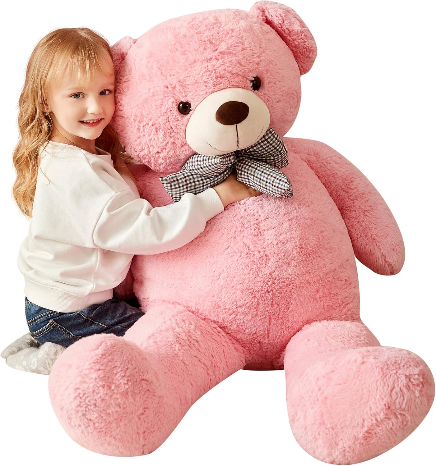 IKASA Giant Teddy Bear Plush Toy - Soft 47 Inch Stuffed Animal