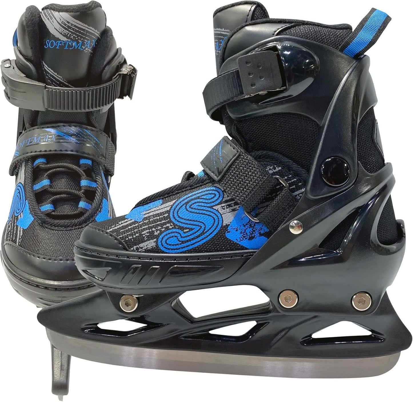 Adjustable Ice Skates for Kids - Softmax Insulated Hockey Skates