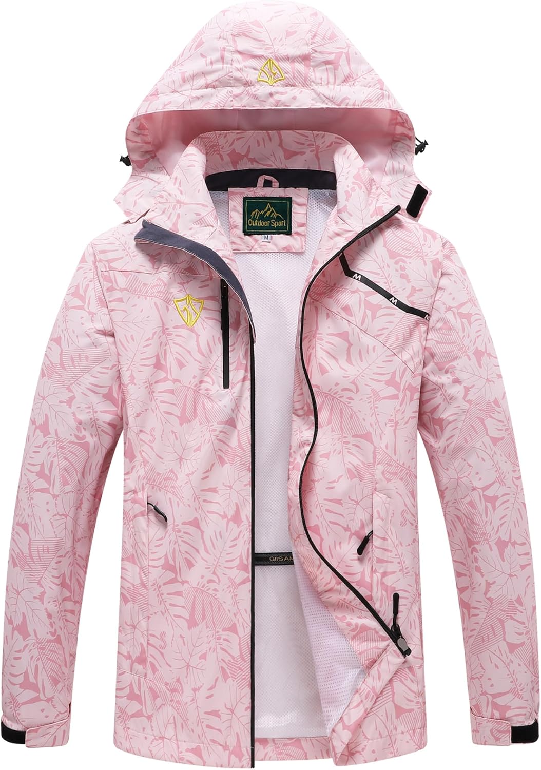 GIISAM Women's Waterproof Rain Jacket for All Weather Activities
