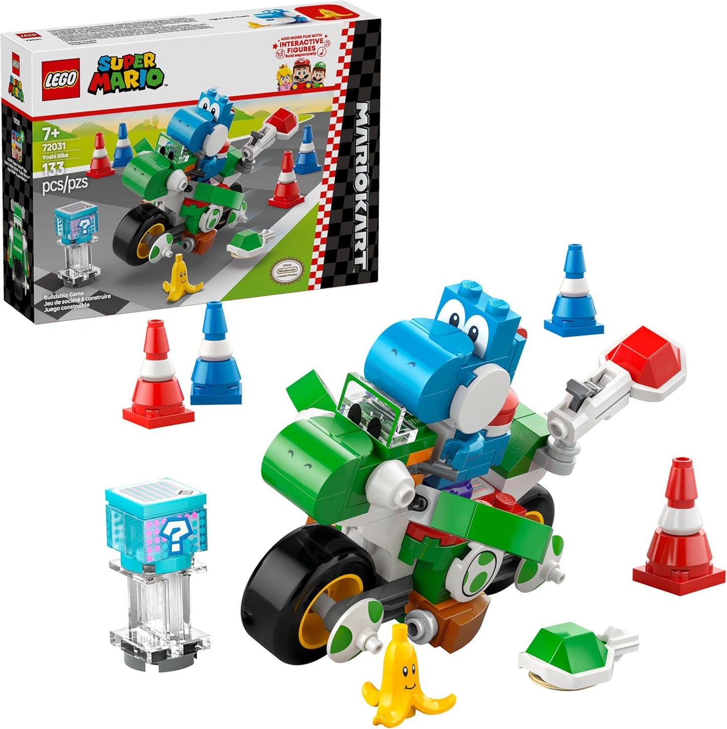 LEGO Mario Kart Yoshi Bike - Fun Build for Mario Fans!