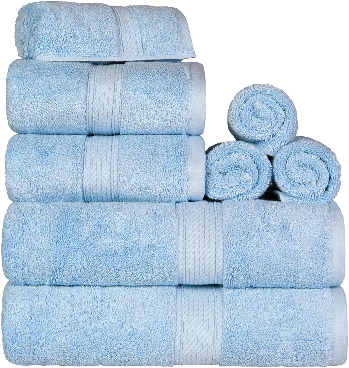 Superior Egyptian Cotton Pile Towel Set for Luxurious Comfort