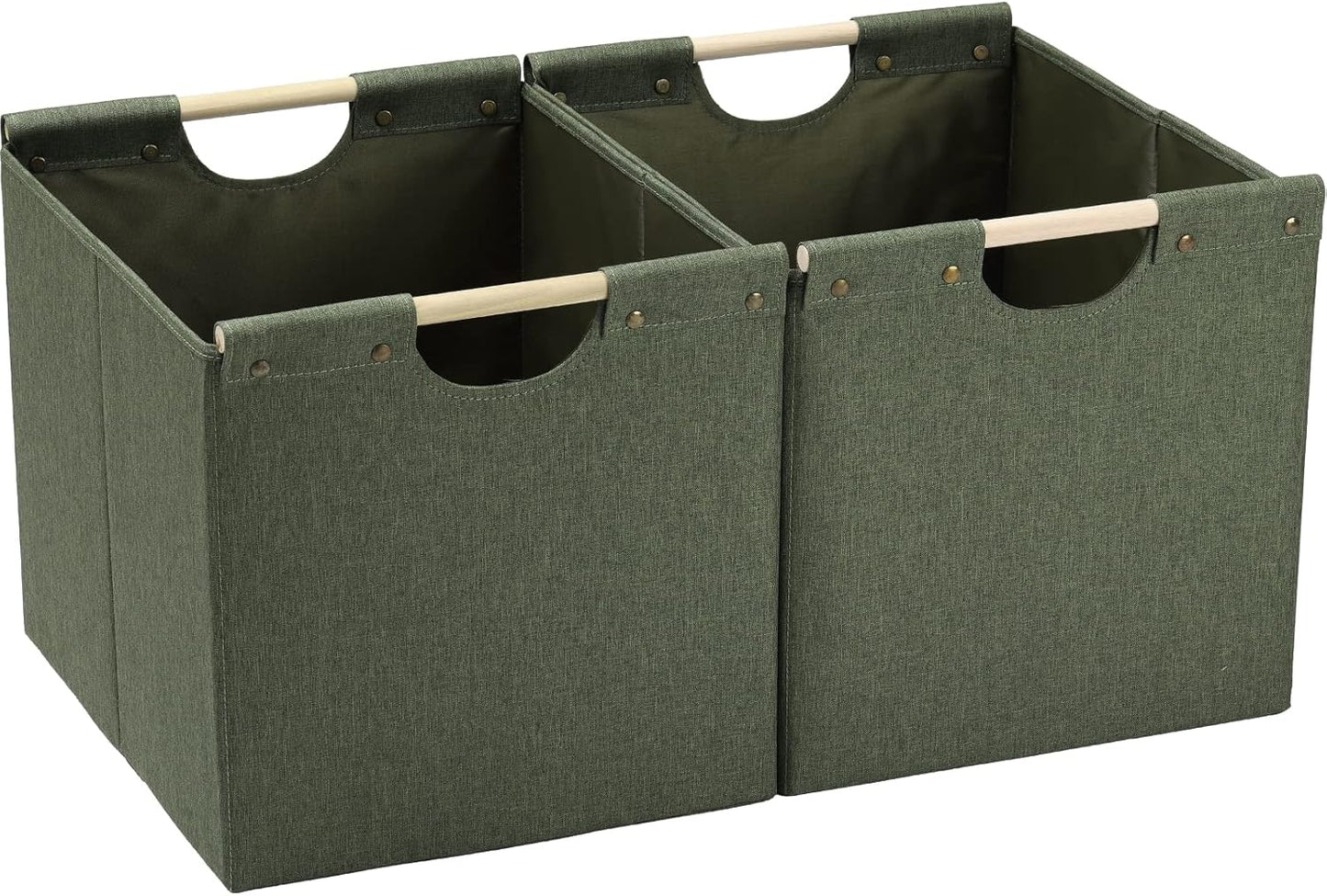 HOONEX Large Collapsible Storage Bins for Home and Office Use