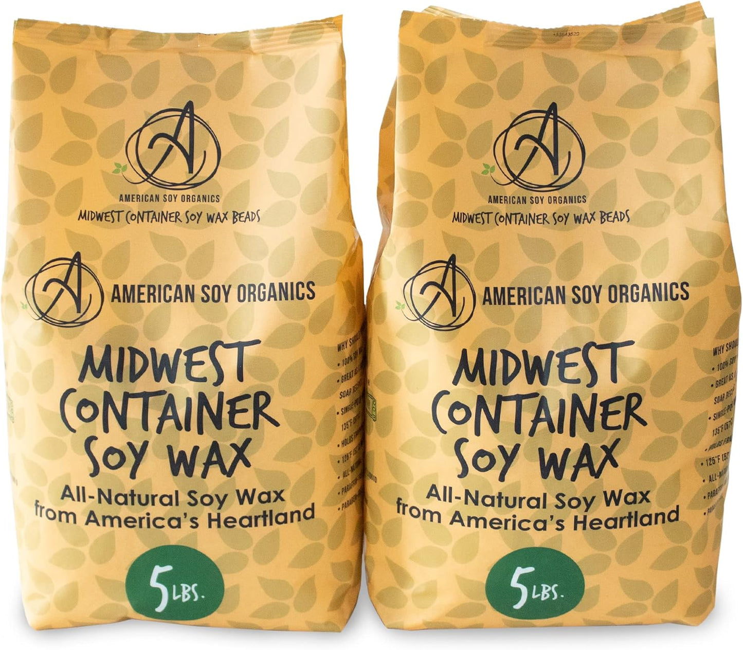 100% Midwest Soy Container Wax Beads for Candle Making Supplies