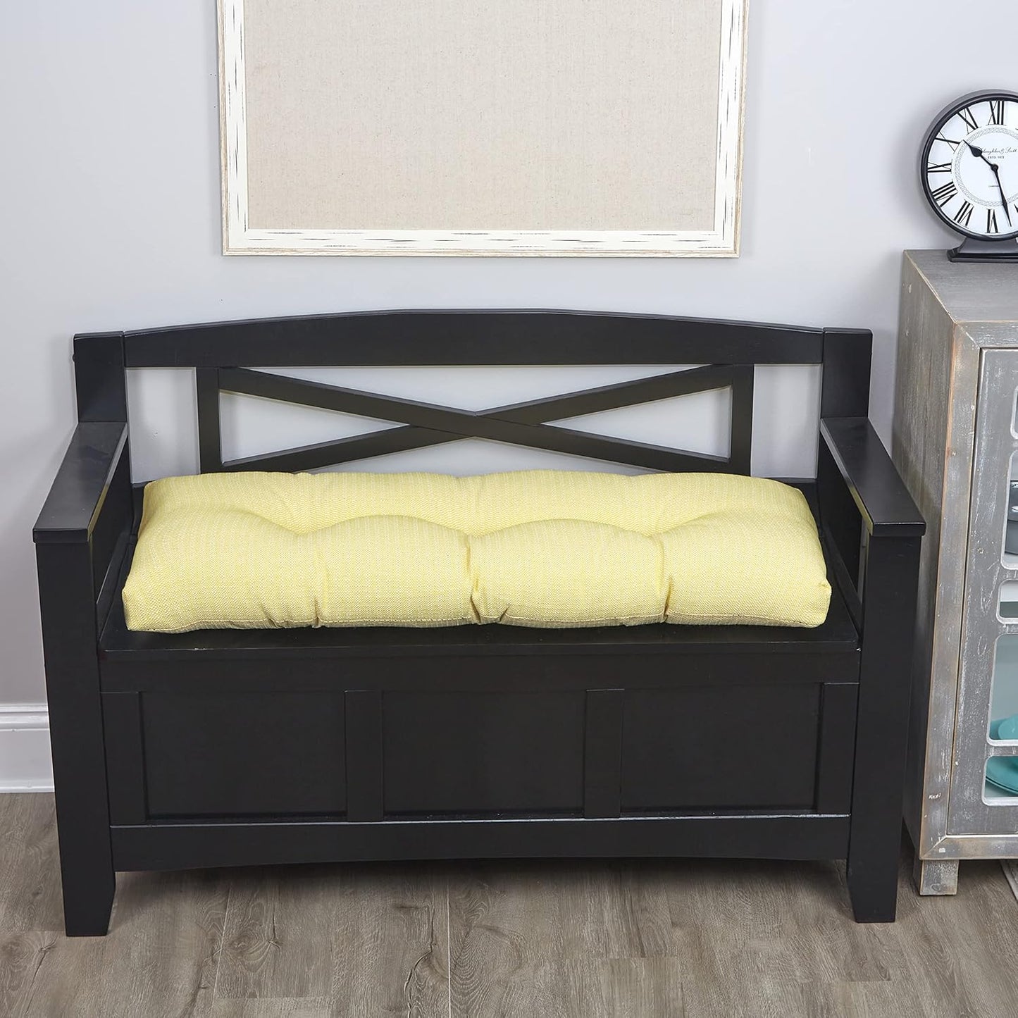 Klear Vu Non-Slip Tufted Bench Cushion for Indoor Furniture