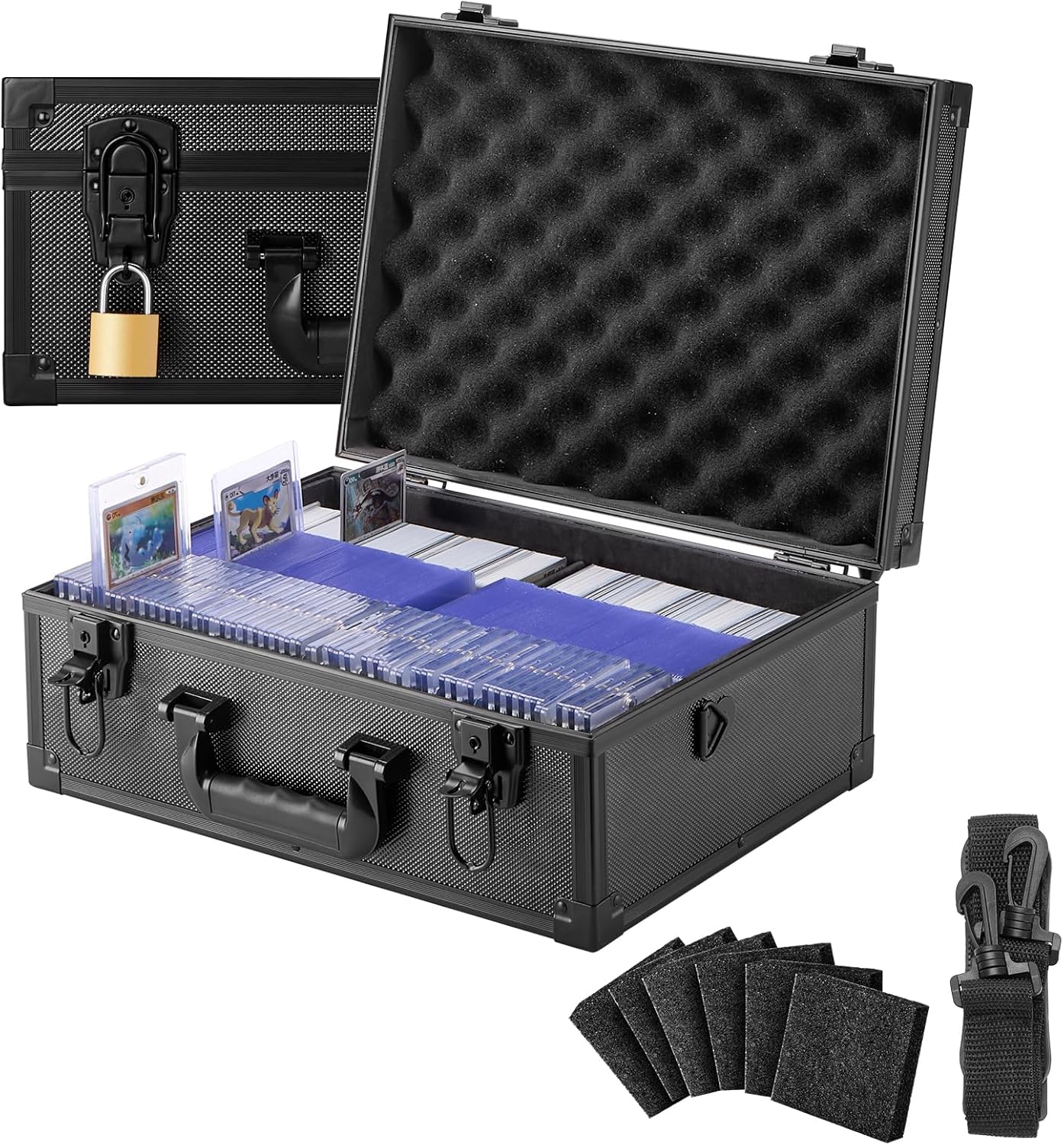 600+ Toploader Storage Box for Trading Cards with Custom Dividers