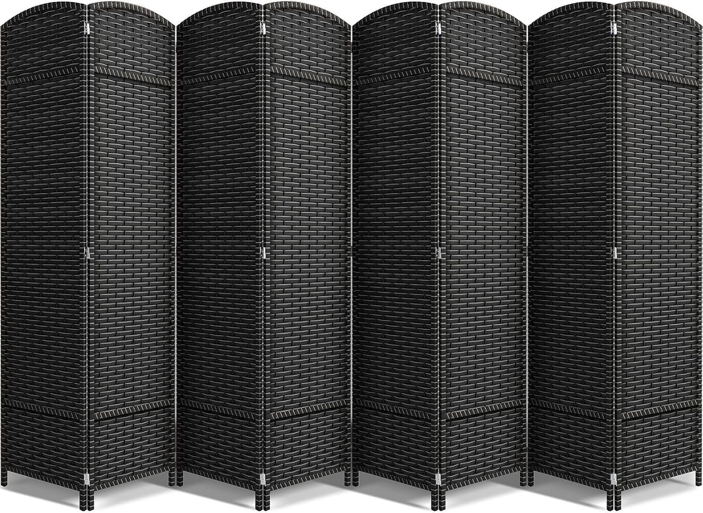 Sorbus 8 Panel Room Divider - Stylish Privacy Screen Solution