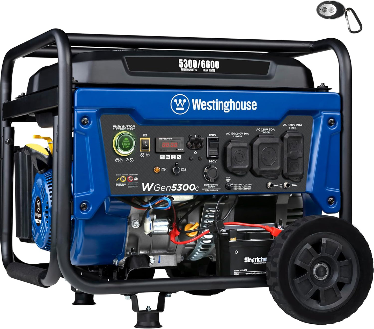 Westinghouse 6600 Watt Portable Generator with Remote Start