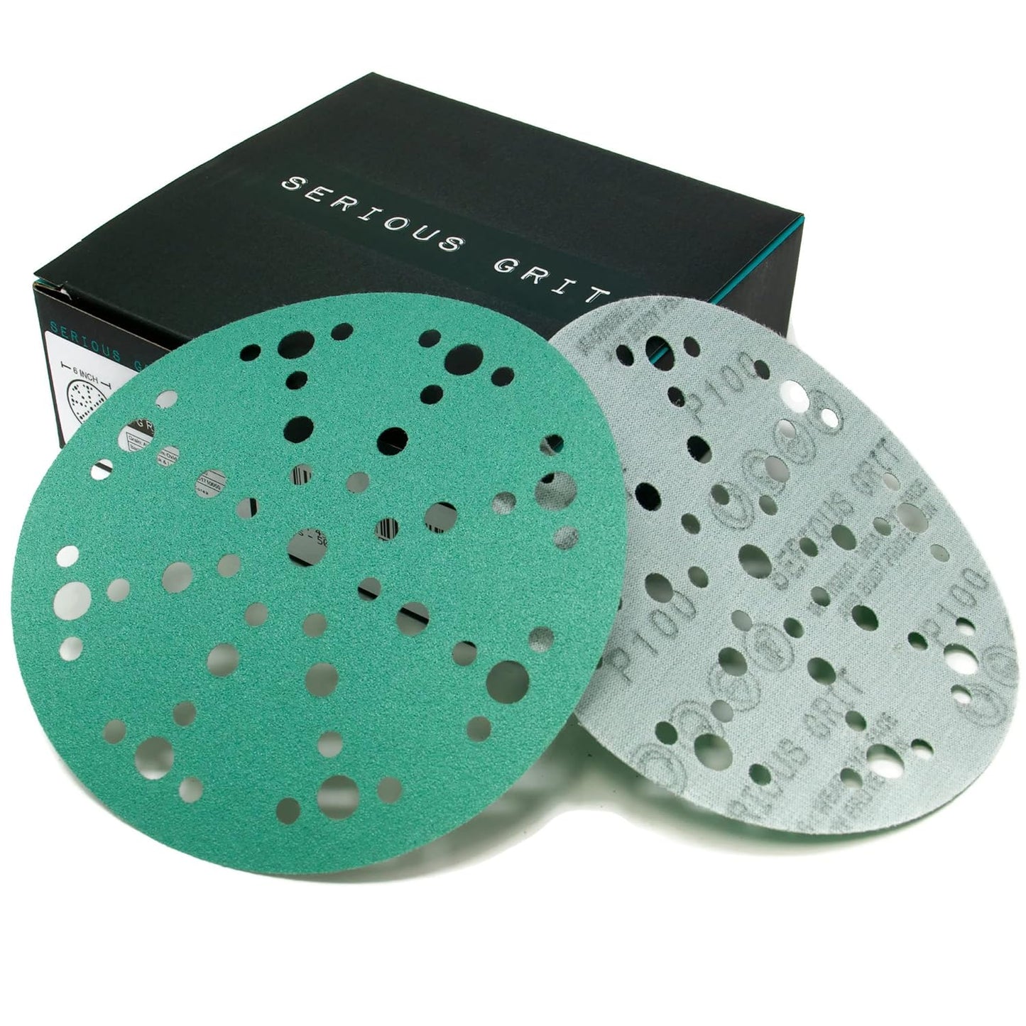 Serious Grit: 100 Grit Sanding Discs 50 Pack