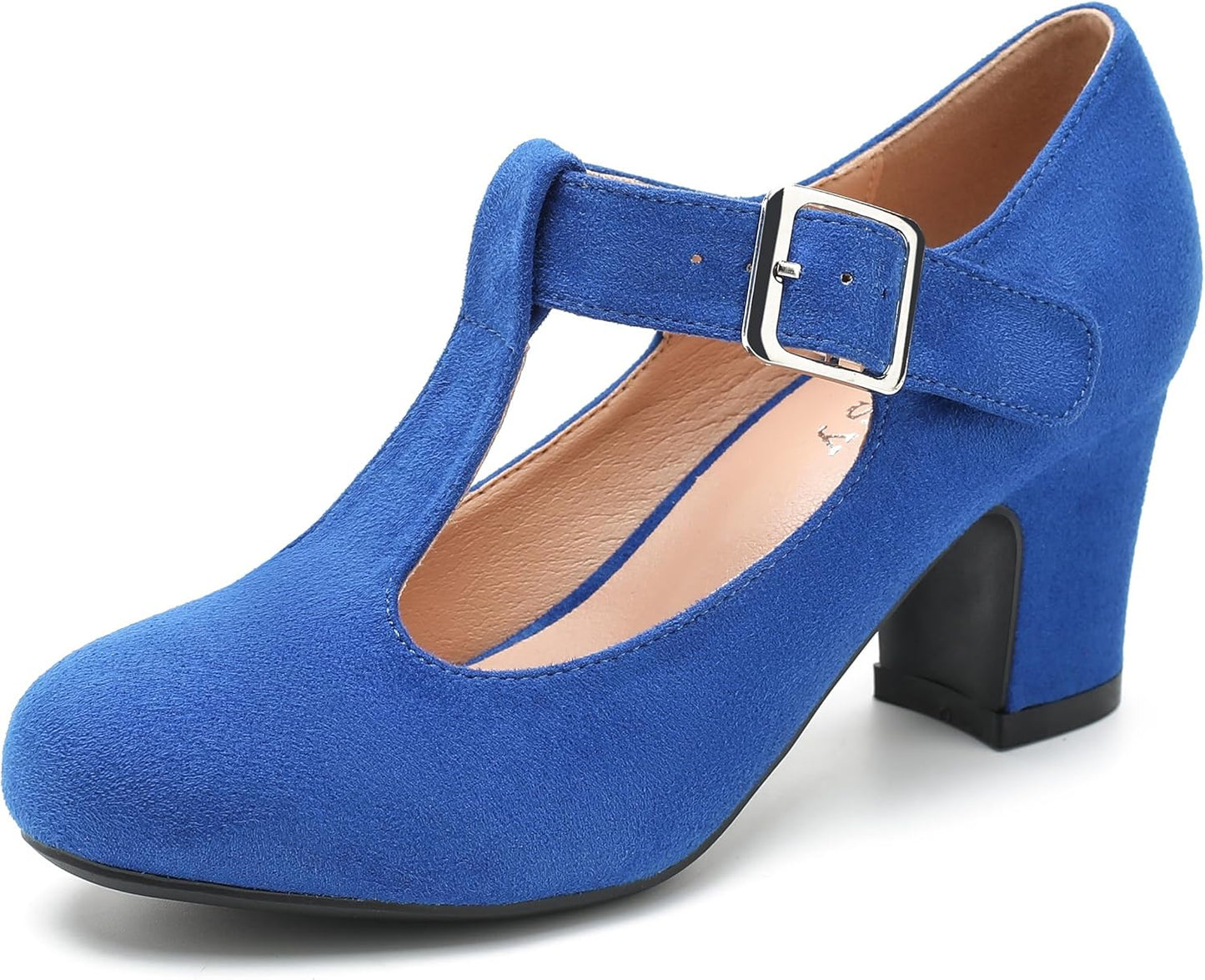 Stylish Women's T-Strap Mary Jane Pumps for Any Occasion