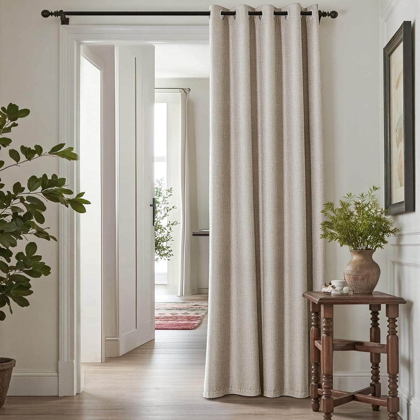 jinchan Room Darkening Curtain 90 Inch Length for Bedroom