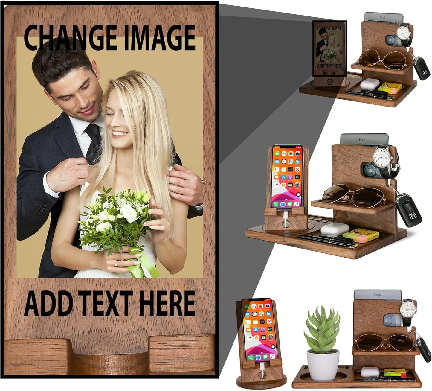 Personalized Desk Organizer for Brothers ~ BOBI CARE