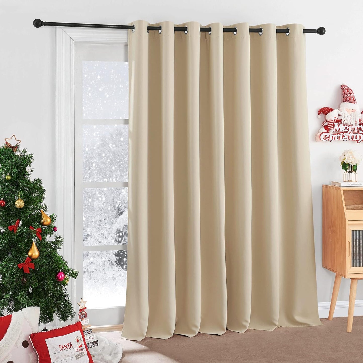 RYB HOME Room Darkening Curtains for Bedroom and Living Room