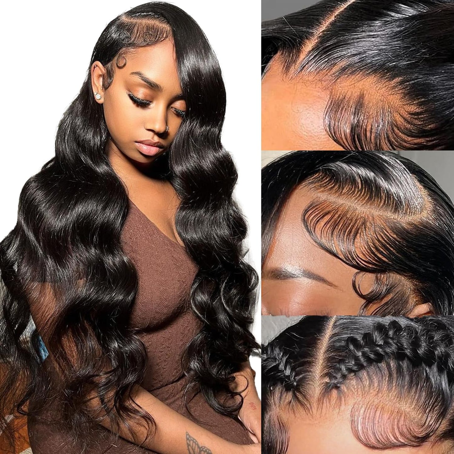30 Inch Body Wave Lace Front Wigs for Natural Look and Comfort