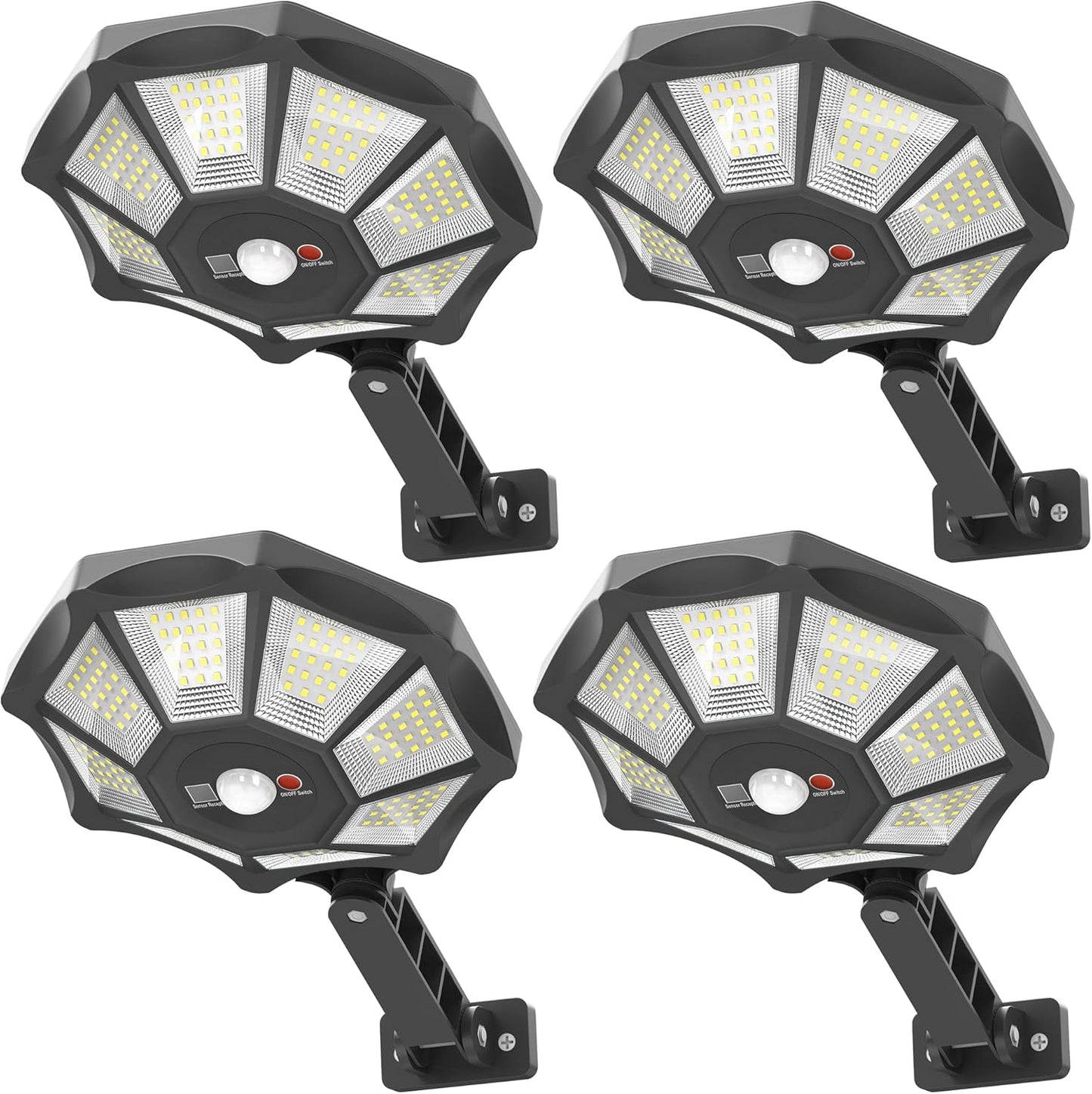 Solar Lights Outdoor 168LED Flood Light with Motion Sensor