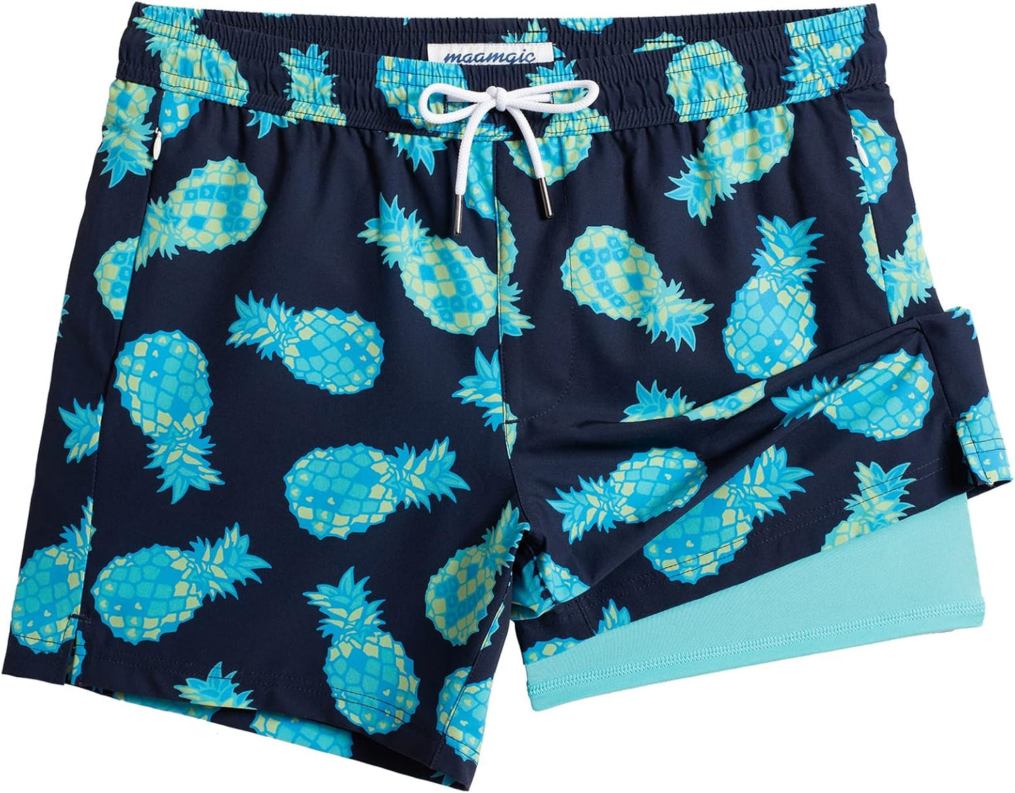 maamgic 5inch Mens Swim Trunks with Compression Liner Review