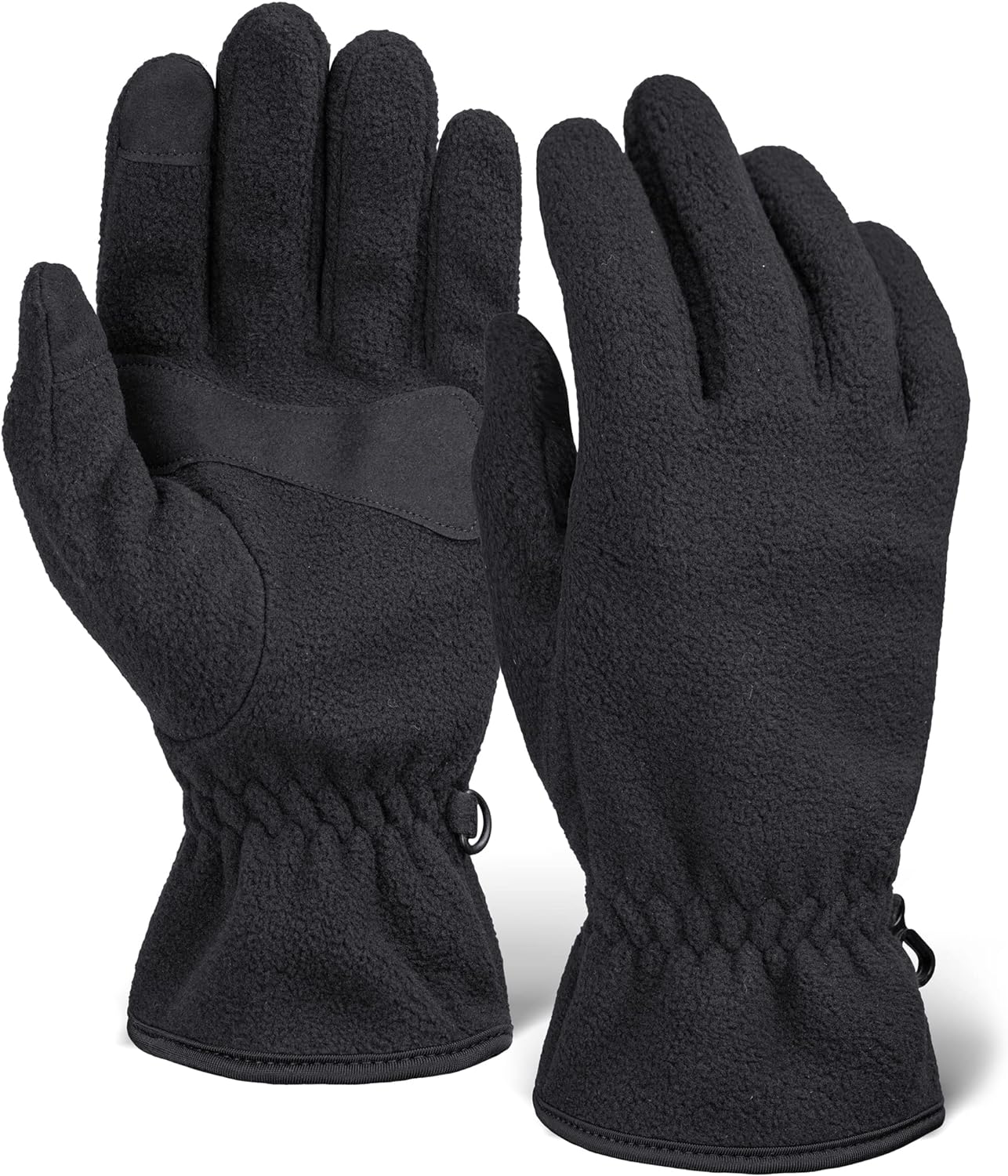 Warm Touchscreen Fleece Gloves - Cold Weather Running - Tough Outdoors