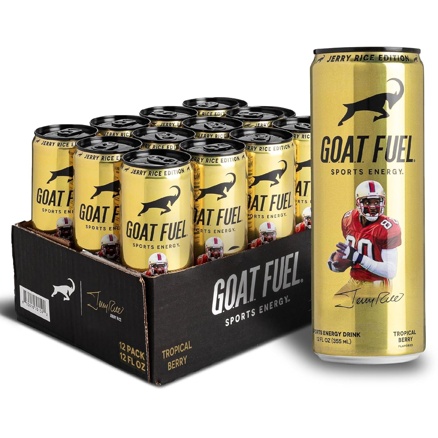 G.O.A.T. Fuel Energy Drink with Natural Caffeine and BCAAs