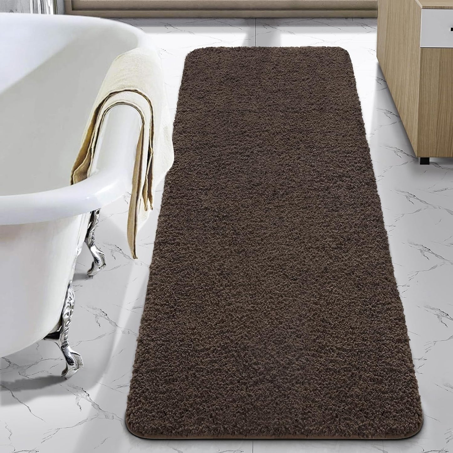 LOCHAS Bathroom Rug Runner 24x70 Inch for Soft Comfort