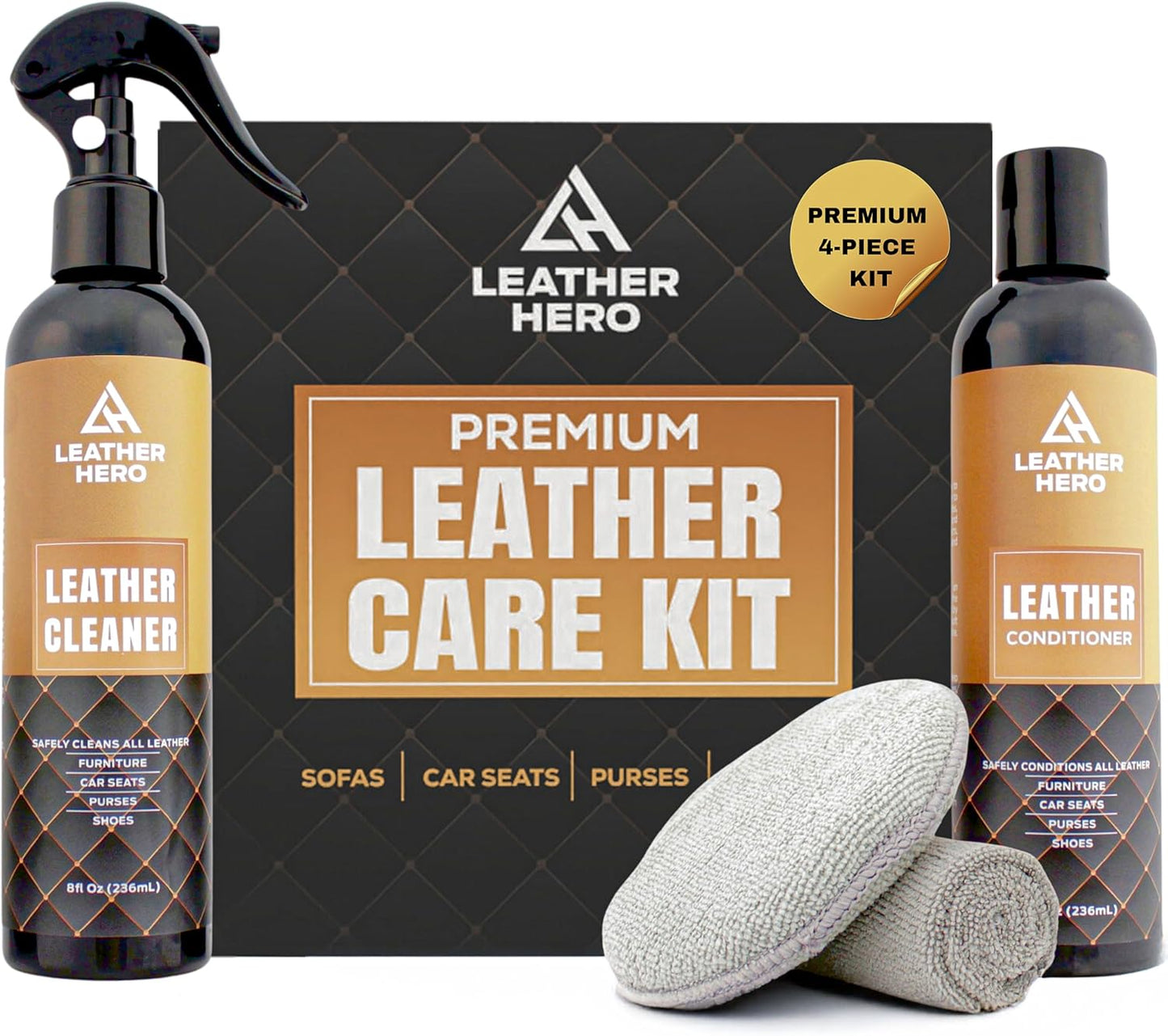 5-Piece Leather Care Set by Designer Trends Inc