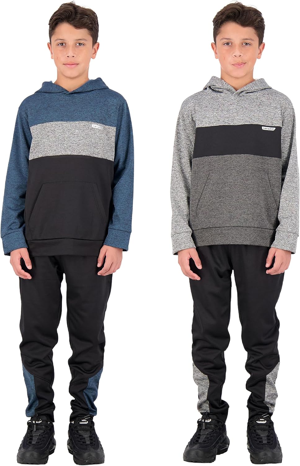 Hind Boys 4-Piece Hoodie and Sweatpant Set for Active Kids