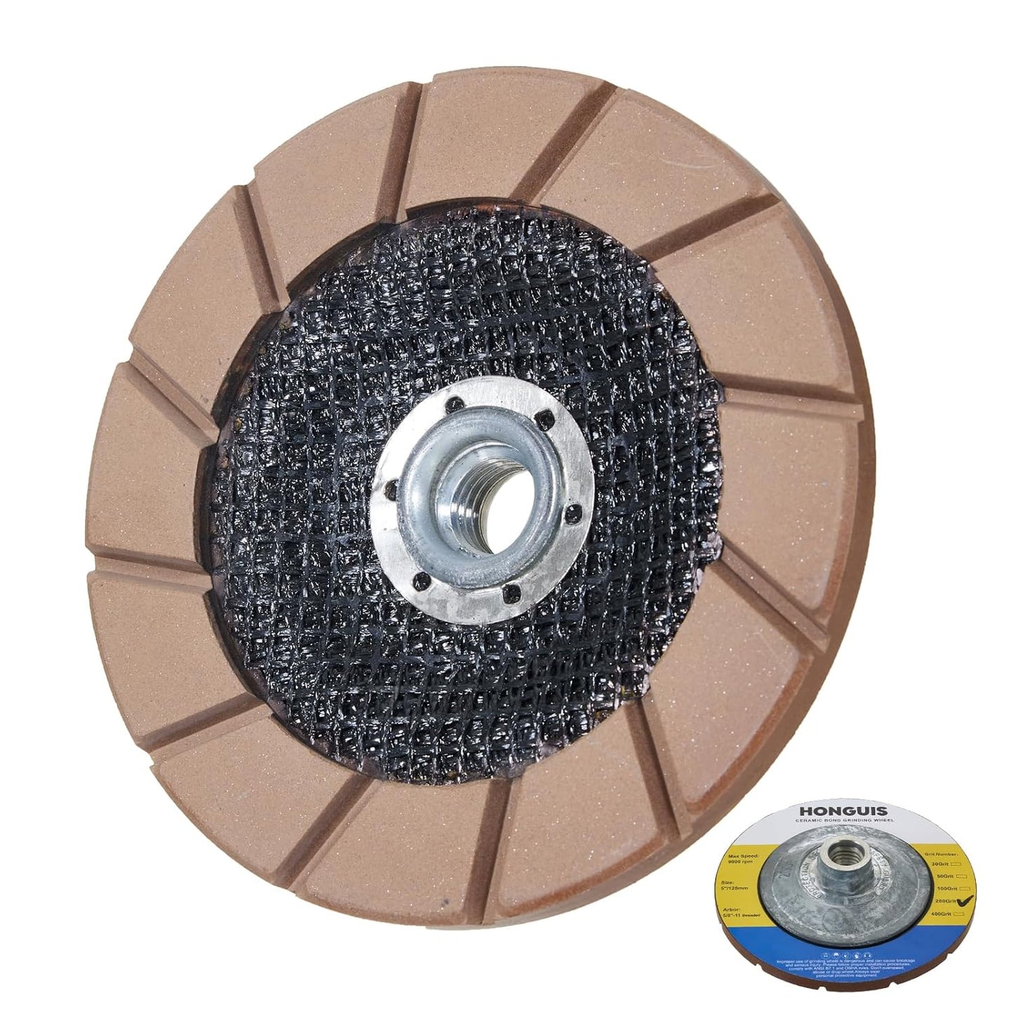 5 inch Ceramic Bond Edge Cup Grinding Wheel for Concrete Polishing