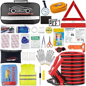 CYECTTR Roadside Emergency Kit for Car Safety and Preparedness