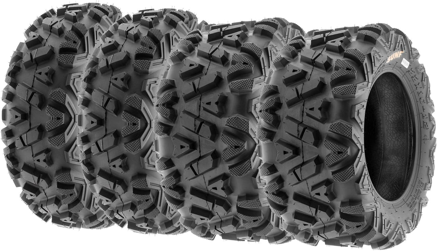 Set of 4 SunF Power.I A033 All-Terrain Tires for ATV UTV
