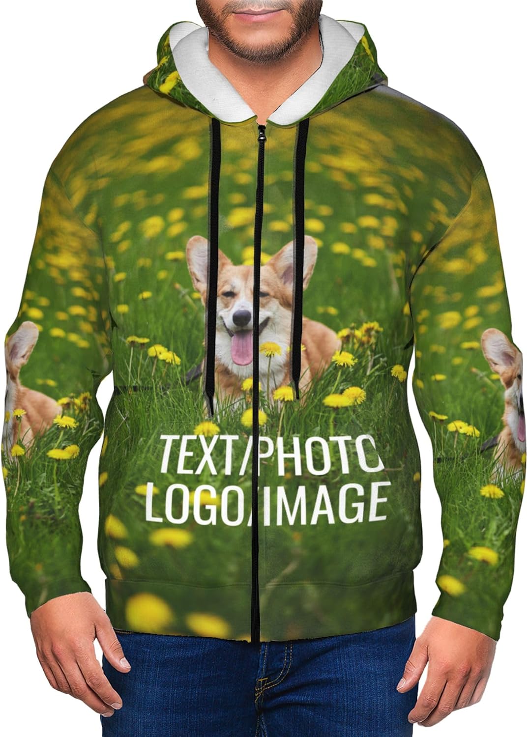 Create Your Own Photo Zip Hoodie
