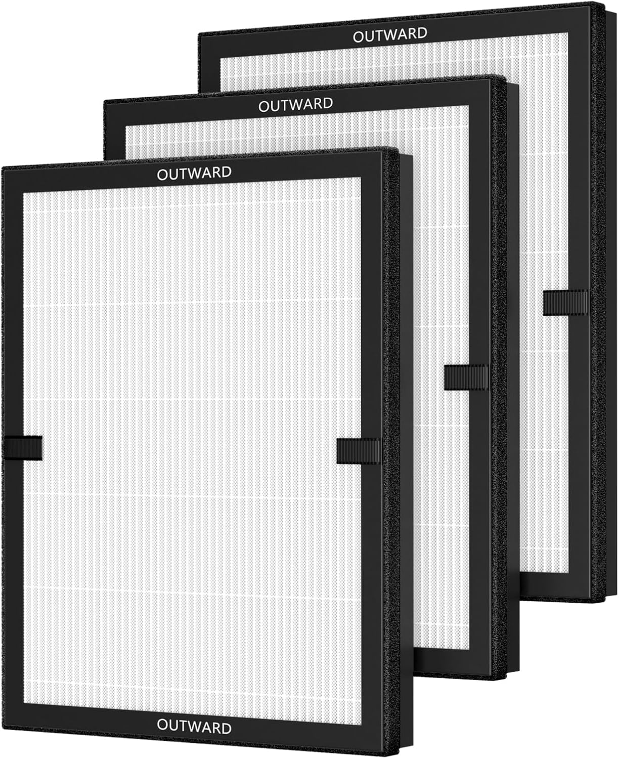 3 Pack E-200 HEPA Air Filter for LUNINO Air Purifier Replacement