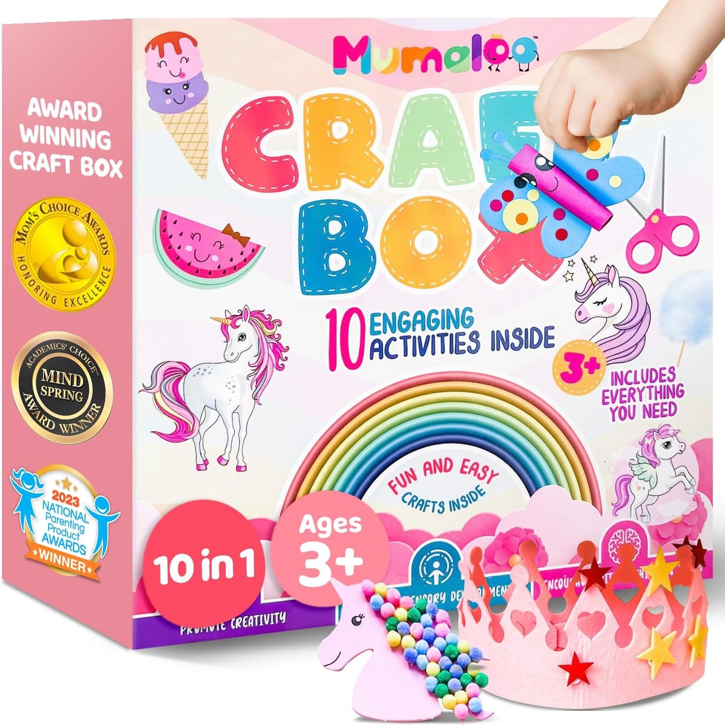 Unicorn Craft Box for Kids - Fun Arts and Crafts for Ages 4-8