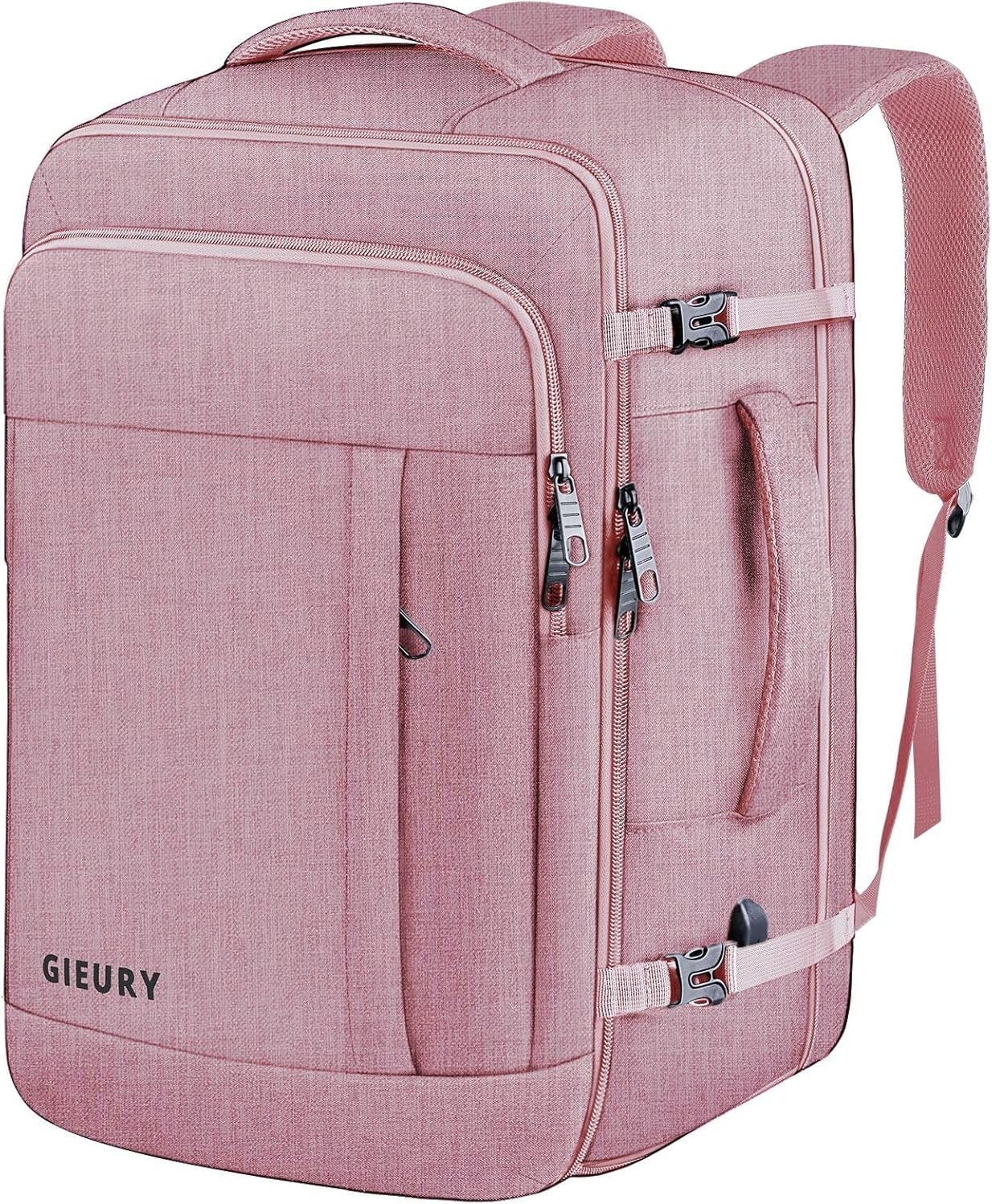 50L Carry On Backpack for Women - Expandable Travel Bag